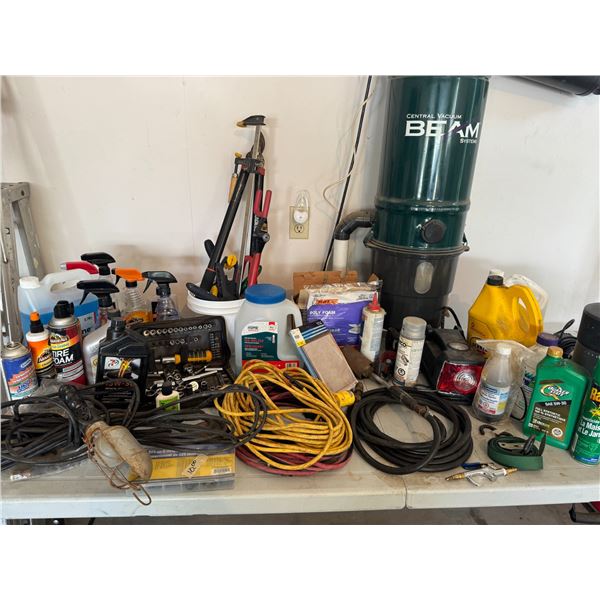 Garage Supply Lot: Tools, Chemicals, and Accessories