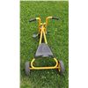 Image 3 : Winther Yellow Tricycle With Black Seat and Pedals