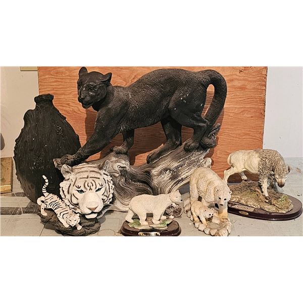 Wildlife Animal Statues and Figurines Group
