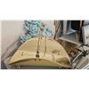 Image 2 : Brass Floor Lamp, Brass Magazine Rack, Silver Clip-On Lamp