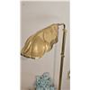 Image 4 : Brass Floor Lamp, Brass Magazine Rack, Silver Clip-On Lamp