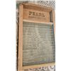 Image 2 : Pearl Canadian Woodware Glass Washboard, Punch Bowl Set, Cards