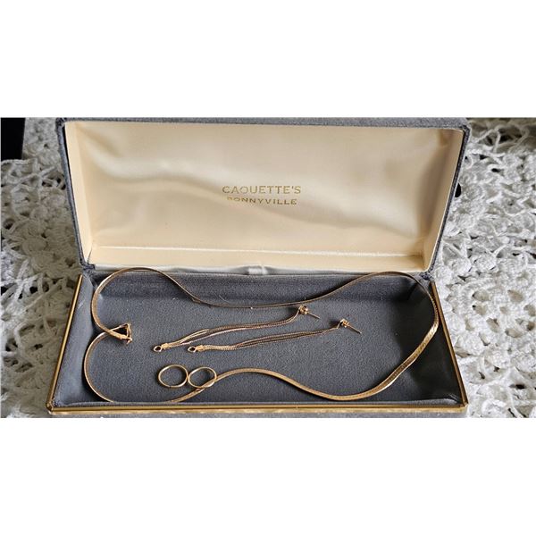 Gold Jewellery Set 10KT , 6.26g
