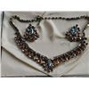 Image 1 : 1940s Sherman Signed 3-Piece Costume Jewelry Set