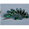 Image 5 : Four Decorative Metal Hair Clips with Gemstone Accents