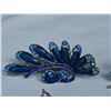 Image 6 : Four Decorative Metal Hair Clips with Gemstone Accents