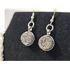 Image 6 : Silver Tone Druzy Pendant Necklace and Earring Set