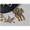 Image 2 : Animal-Themed Brooches and Panther Pendant Necklace