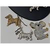 Image 3 : Animal-Themed Brooches and Panther Pendant Necklace