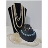 Image 1 : Costume Jewellery Lot, Including Lisner Necklace and Ottawa Charm Bracelet