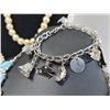 Image 4 : Costume Jewellery Lot, Including Lisner Necklace and Ottawa Charm Bracelet