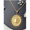 Image 2 : Jewellery Lot: Lucerne Watch, Brooches, Two Necklaces, Bracelet & Trinket Box