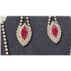 Image 4 : Avon 2013 Brooch, Red Rhinestone Jewelry Set, and Faux Pearl Pendant
