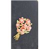 Image 2 : Gold-Tone Kundan Necklace Set, Pink Floral Brooch, and Bulova Quartz Watch