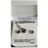 Image 5 : Genuine Mystic Topaz and CZ Pendant and Earring Set