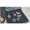 Image 2 : Costume Jewellery Lot With Necklaces, Earrings, Brooch