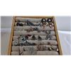 Image 1 : Fashion Costume Earrings Lot Displayed in Tray