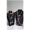 Image 1 : Costume Jewellery Lot With Necklaces, Bracelets, Brooches
