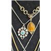 Image 2 : Costume Jewellery Lot With Necklaces, Bracelets, Brooches