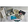 Image 1 : Lot: Lady Remington Razor, Westclox Clock, Watches, Jewellery, Decorative Boxes