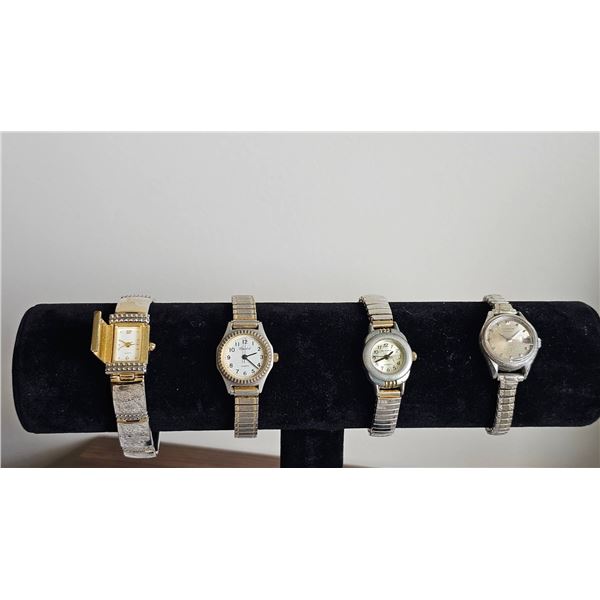 Four Assorted Ladies' Quartz and Mechanical Watches