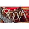 Image 5 : Jewellery Lot With Carved Wood Box, Continental Bijoux Necklace, Pearls, Rings