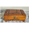 Image 6 : Jewellery Lot With Carved Wood Box, Continental Bijoux Necklace, Pearls, Rings