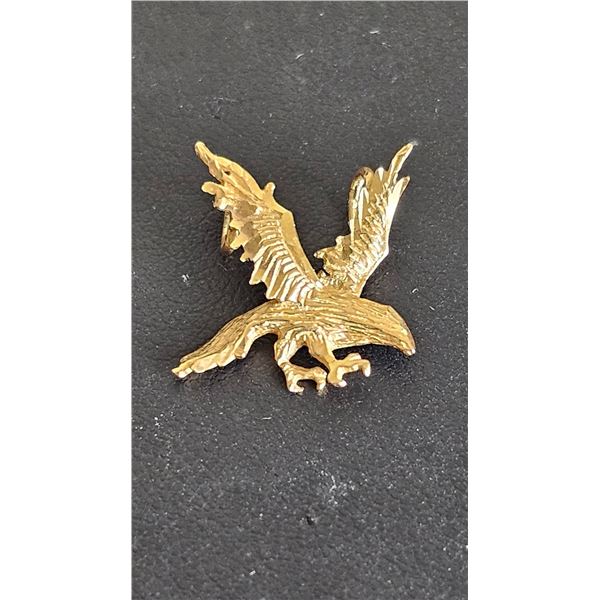 14 KT Yellow Gold Eagle Pendant, 1.0gm