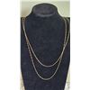 Image 1 : Two 10K Gold Chains, 4.81 Total Weight