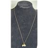 Image 1 : 10KT Gold Double Heart Pendant Necklace, 1.6 Grams