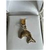 Image 1 : 10KT Yellow Gold Dolphin Pendant 1.05gm
