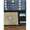 Image 3 : Sterling Silver and 14K Gold Pearl Jewelry Set with Chain