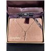 Image 1 : Symphony 10K Gold Diamond-Set Cross Necklace 0.81g