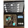 Image 8 : Sterling Silver and Turquoise Jewellery Set, 58.59g