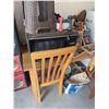 Image 4 : Garage Lot With Desk, Chair, Decor and Vintage Microwave