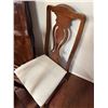 Image 4 : Wood Dining Table With 4 Chairs Two Leafs