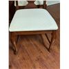 Image 5 : Wood Dining Table With 4 Chairs Two Leafs