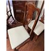 Image 7 : Wood Dining Table With 4 Chairs Two Leafs