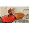 Image 1 : Kitchen Cookware Lot with SchlemmerTopf, Racks, Glassware, and More