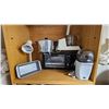 Image 2 : Kitchen Appliance Lot with Juicer, Grill, Toaster Oven, Coffee Maker