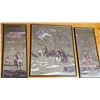 Image 1 : Framed Native American-Inspired Prints Set of 3