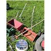 Image 3 : Lawn Care Tools Lot With Craftsman Lawnmower And Spreaders
