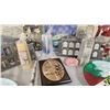Image 2 : Decorative Plates, Candles, Frames, Clock, Collectibles Lot