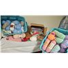 Image 1 : Large Lot Yarn, Knitting Needles, and Needlework Tools