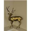 Image 1 : Solid Brass Standing Stag Figurine