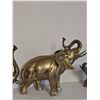Image 2 : 3 Brass Elephant Figurines