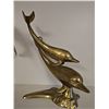 Image 3 : Polished Brass Dolphin Sculptures