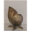 Image 1 : Brass Nautilus Shell Vase on Starfish Base