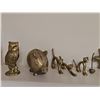 Image 3 : 7 Solid Brass Animal Figurines