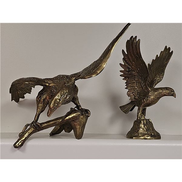 Brass Eagle Figurine Sculptures